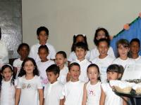Coral das crianças - 1ª apresentação 2011