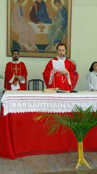 Missa de Ramos na Santíssima Trindade